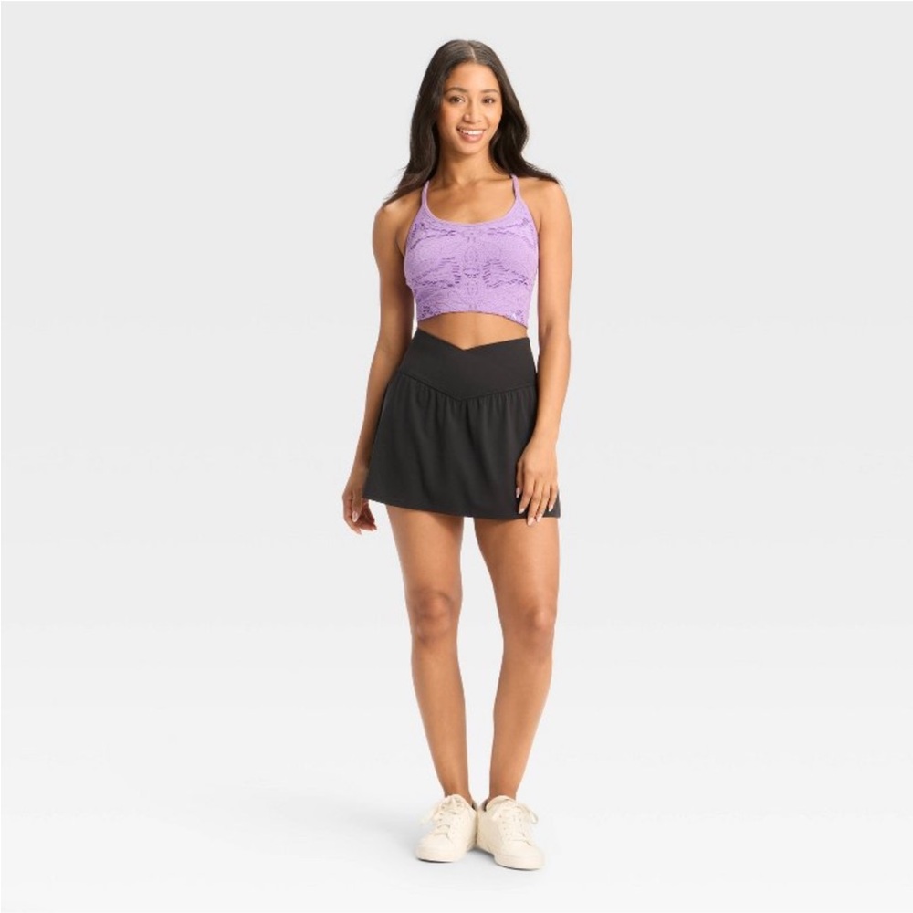 Women's Lace Support Tank Top - JoyLab™ Purple new 🆕 - Picture 3 of 8